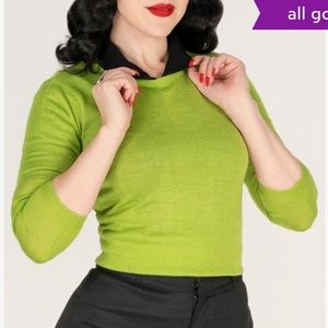 Tatyana Holly Green Sweater